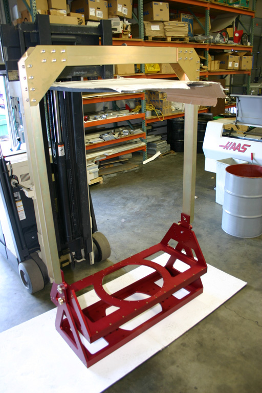 Large CNC machined assembly